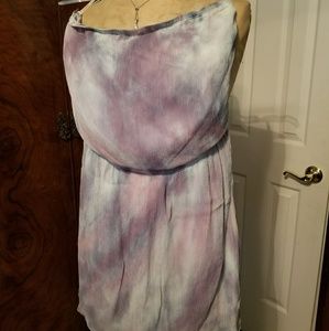 Strappless sun dress